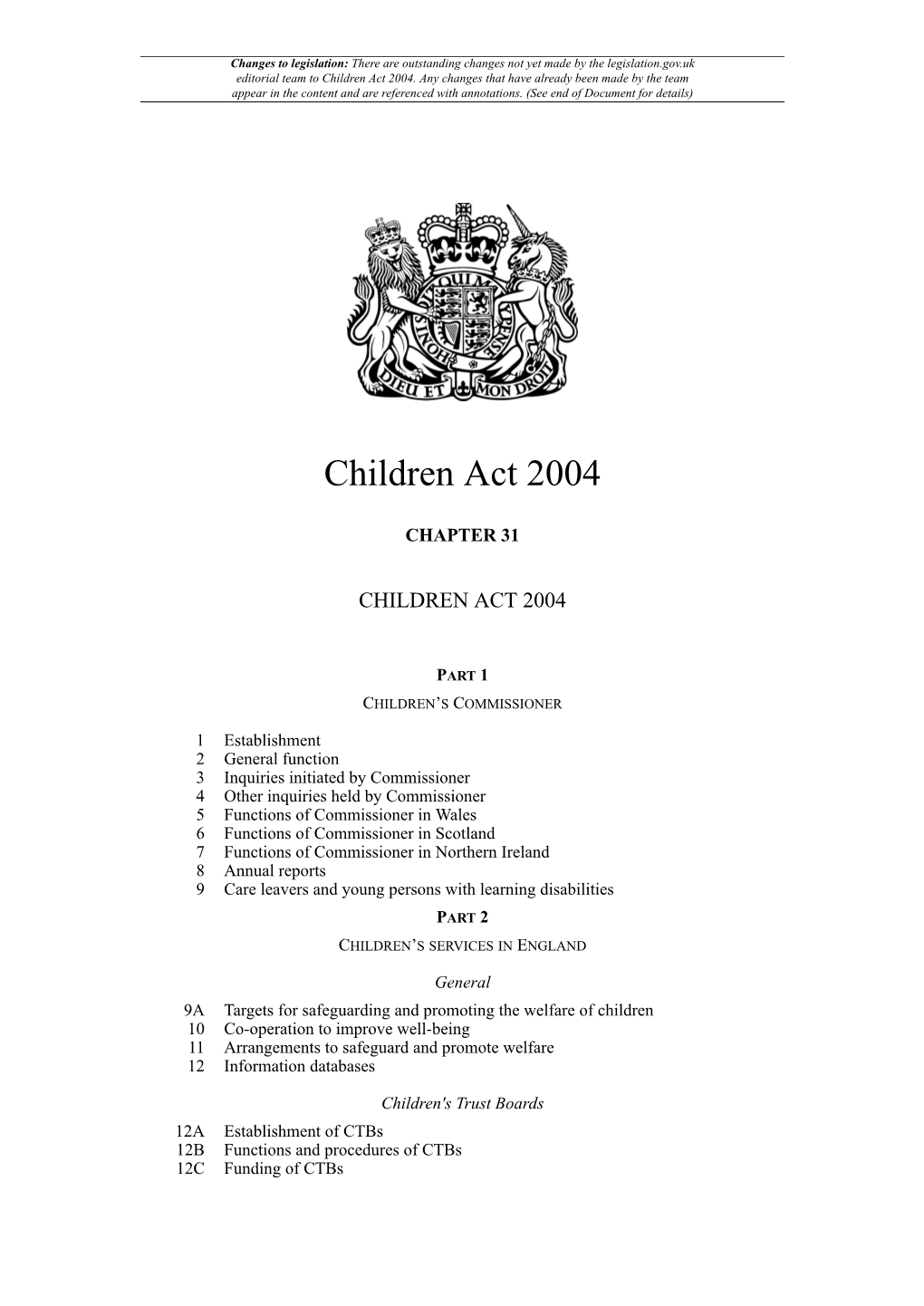 Children Act 2004