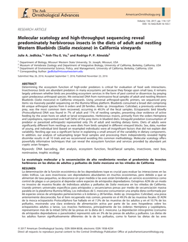 Molecular Scatology and High-Throughput Sequencing Reveal