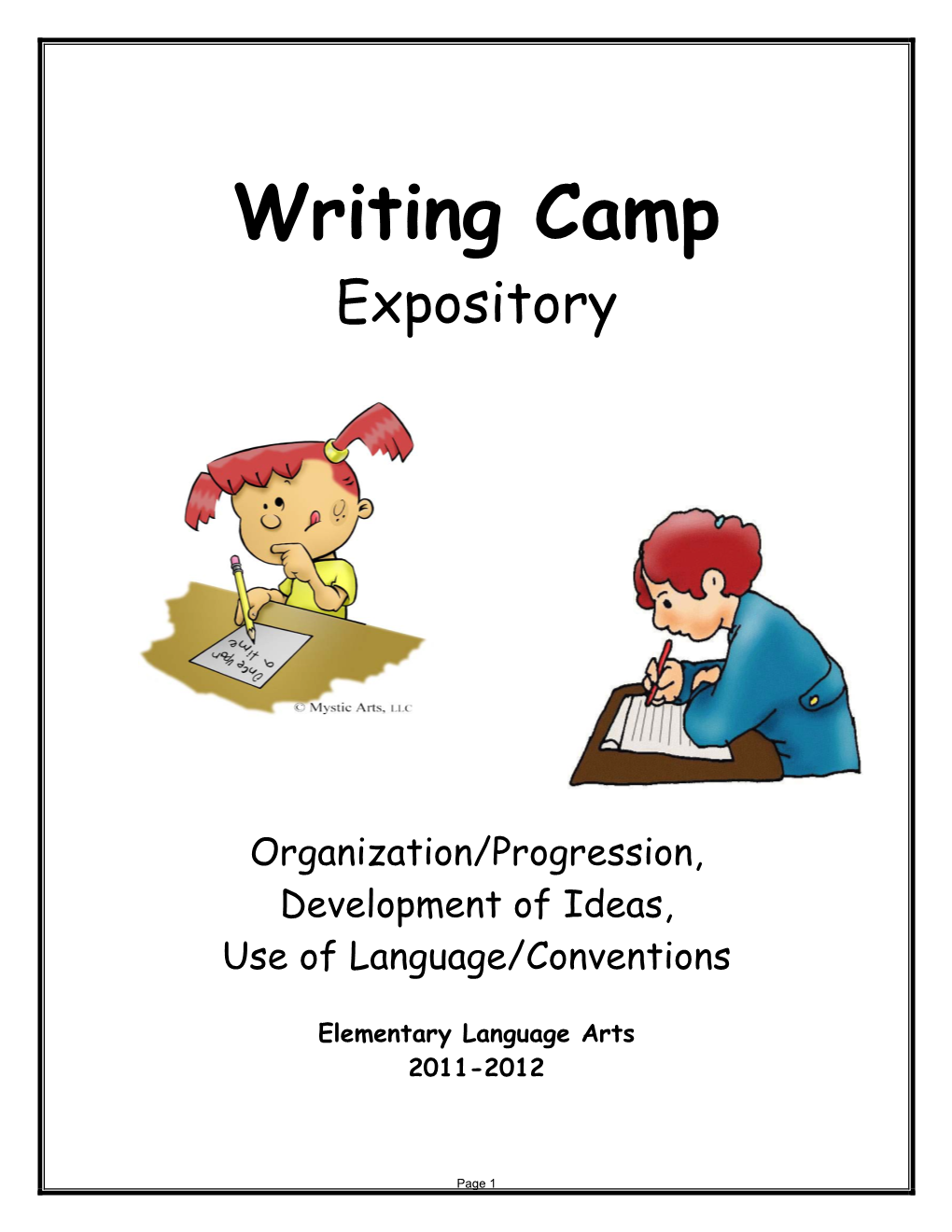 Expository Writing Camp.Pdf