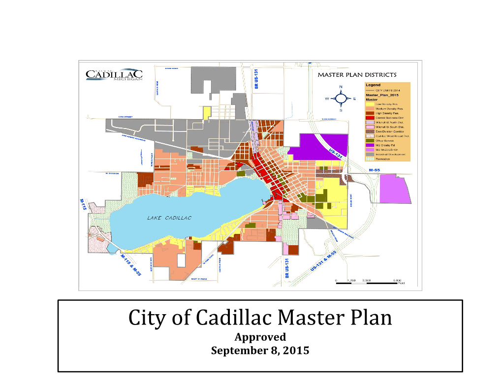 City of Cadillac Master Plan Approved September 8, 2015