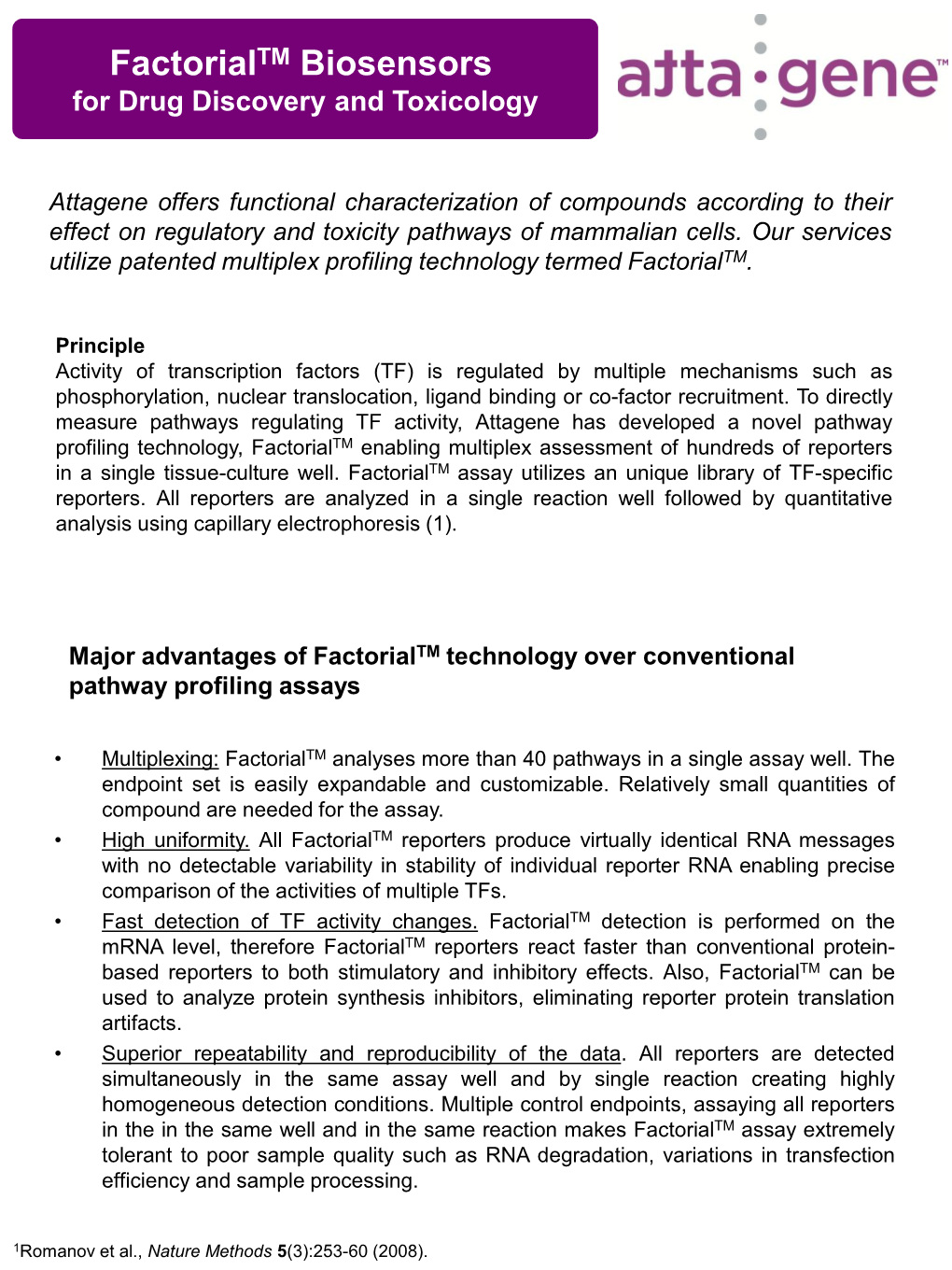 FACTORIAL™ Screening Services