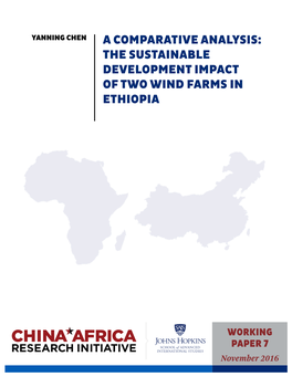 The Sustainable Development Impact of Two Wind Farms in Ethiopia