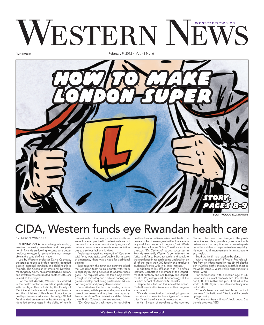 CIDA, Western Funds Eye Rwandan Health Care