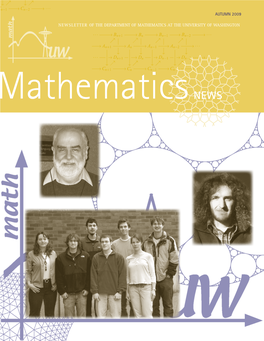 2009 Mathematics Newsletter