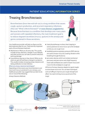 Treating Bronchiectasis