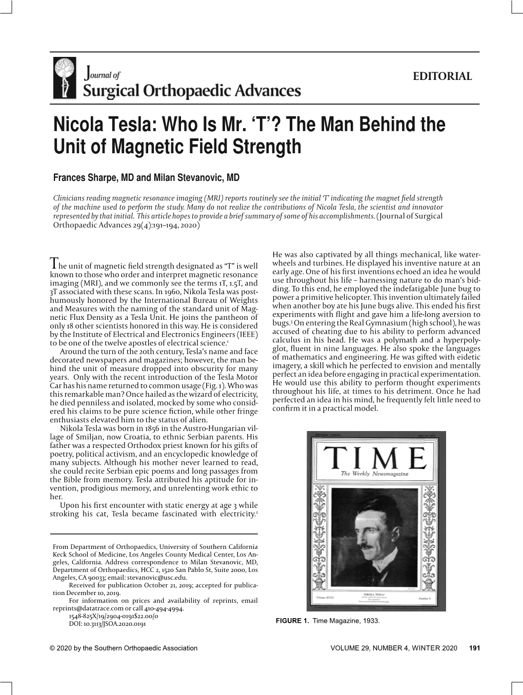 Nicola Tesla: Who Is Mr