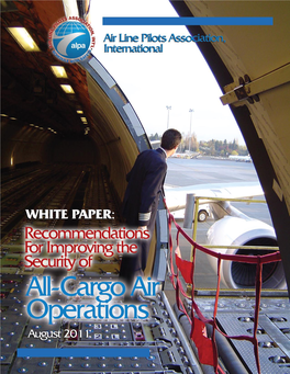 Recommendations for Improving the Security of All-Cargo Air Operations