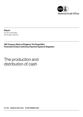 The Production and Distribution of Cash