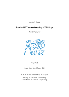 Passive NAT Detection Using HTTP Logs