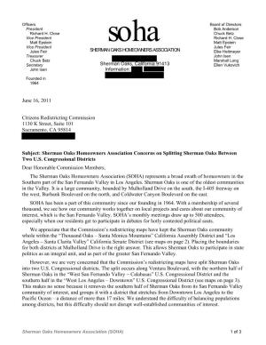 SOHA Letter Redistricting 16Jun2011