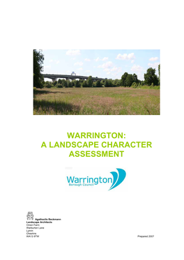 Warrington: a Landscape Character Assessment