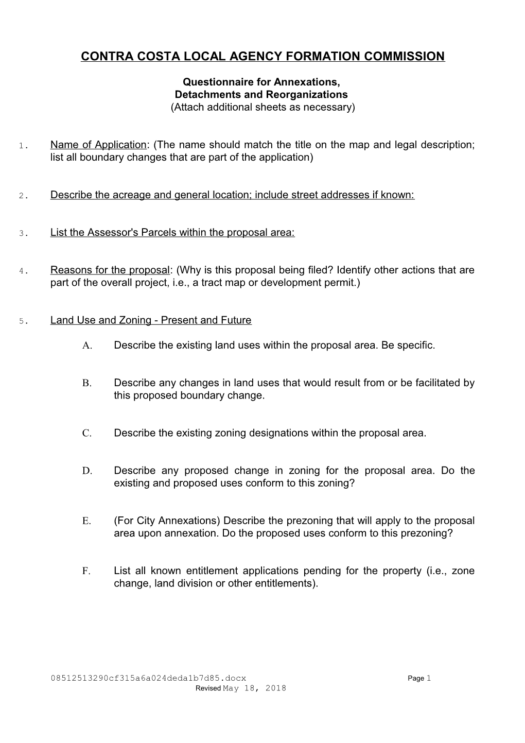 Contra Costa Local Agency Formation Commission