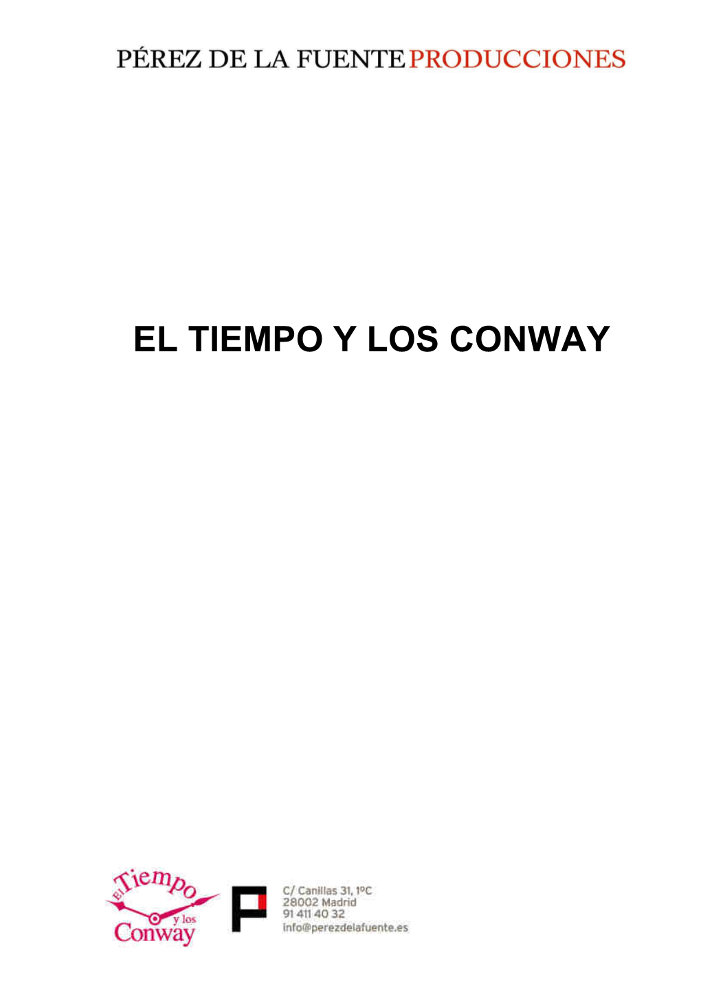 Dossier El Tiempo Y Los Conway 28-12-10