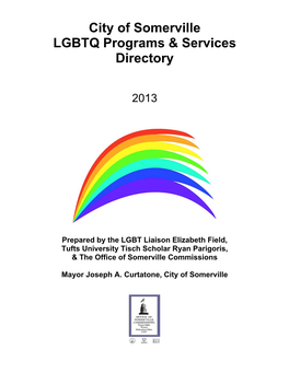 Somerville LGBTQ Resource Guide