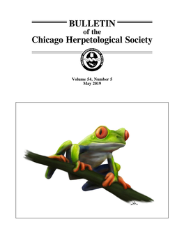 BULLETIN Chicago Herpetological Society