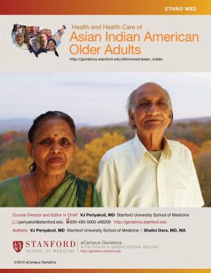 Asian Indian American Older Adults