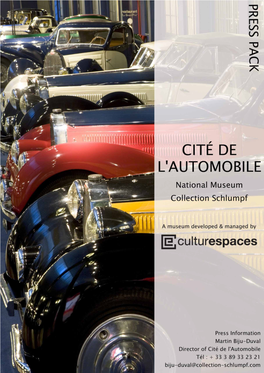 Culturespaces, Representative for the Cité De L'automobile