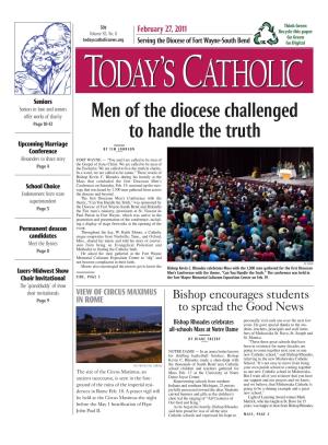 Men of the Diocese Challenged to Handle the Truth