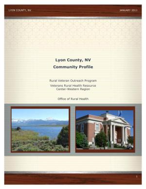 Lyon County, NV Community Profile