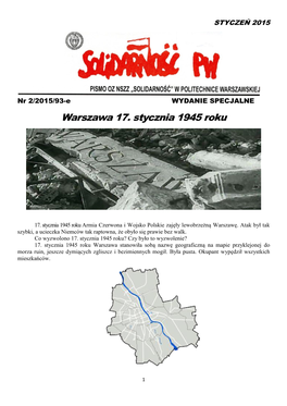 Warszawa 17. Stycznia 1945 Roku