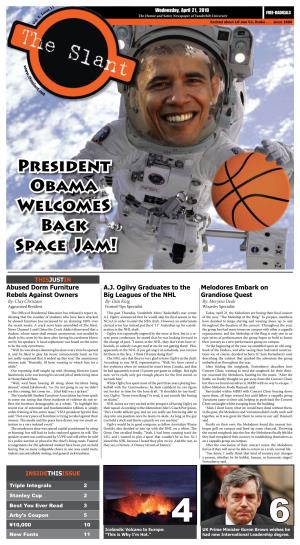 President Obama Welcomes Back Space Jam!