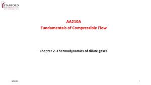 AA210A Fundamentals of Compressible Flow