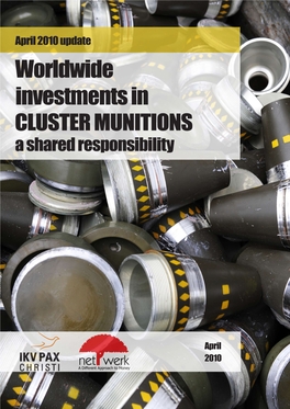 Introduction Investing in Cluster Munitions: What’S at Stake? 23