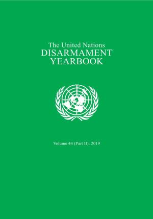 Disarmament Yearbook