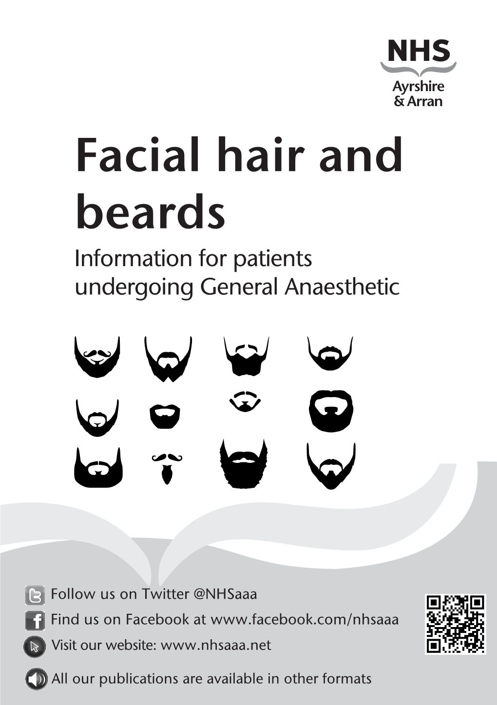 Facial Hair and Beards Information for Patients Undergoing General Anaesthetic