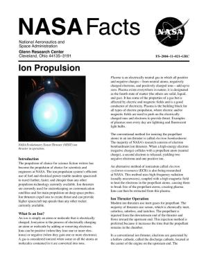 Ion Propulsion