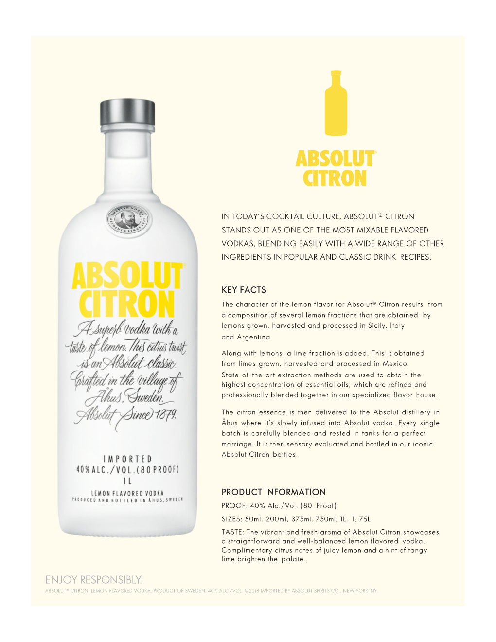 Absolut® Citron