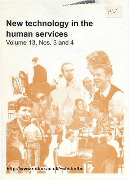 New Technology in the Human Services Volume 13, Nos