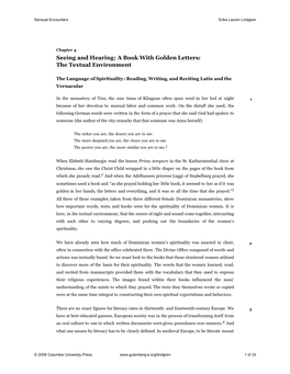 Chapter 4 Seeing and Hearing: a Book with Golden Letters: the Textual Environment