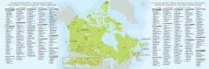 Canada's 46 National Parks, 168 National Historic Sites, 4 National