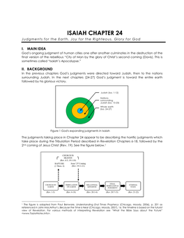 ISAIAH CHAPTER 24 Judgments for the Earth, Joy for the Righteous, Glory for God