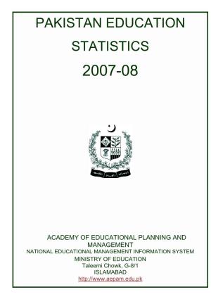 Pakistan Education Statistics