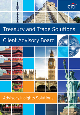 Treasury and Trade Solutions Client Advisory Board Brochure