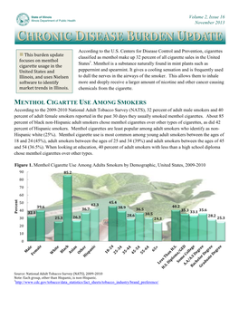 Menthol Cigartte Use Among Smokers