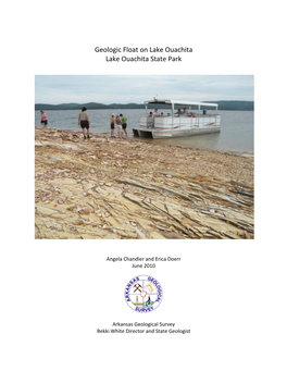 Geologic Float on Lake Ouachita Lake Ouachita State Park