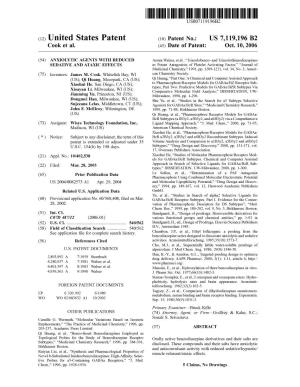 (12) United States Patent (10) Patent No.: US 7,119,196 B2 Cook Et Al