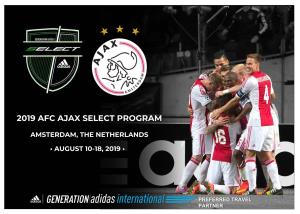 2019 Afc Ajax Select Program
