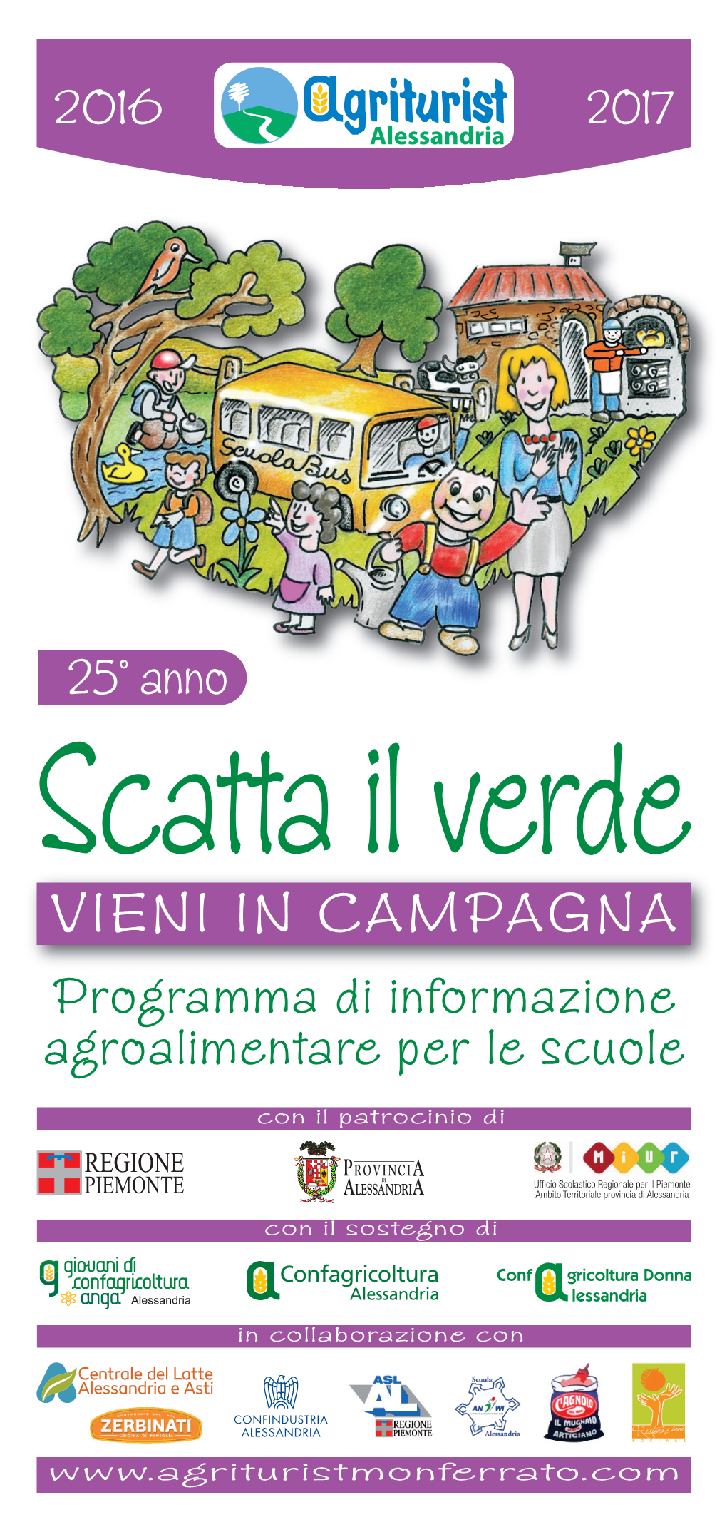 Scatta Il Verde VIENI in CAMPAGNA Programma Di Informazione Agroalimentare Per Le Scuole