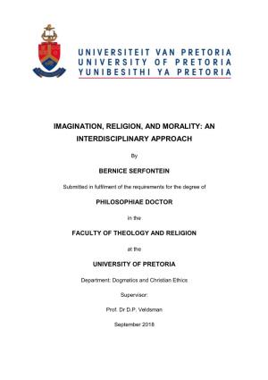 Imagination, Religion, and Morality: an Interdisciplinary Approach