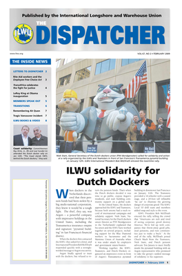 ILWU Solidarity for Dutch Dockers