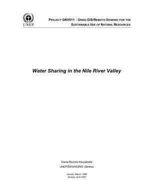 Water Sharing in the Nile River Valley
