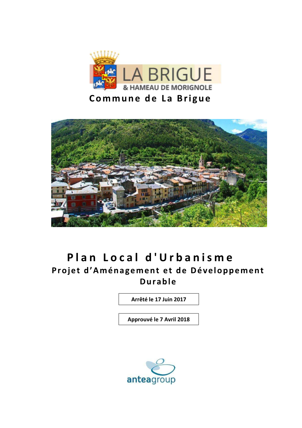 Plan Local D'urbanisme P�Ojet D’A���Age�E�T Et De D�Veloppe�E�T Durable