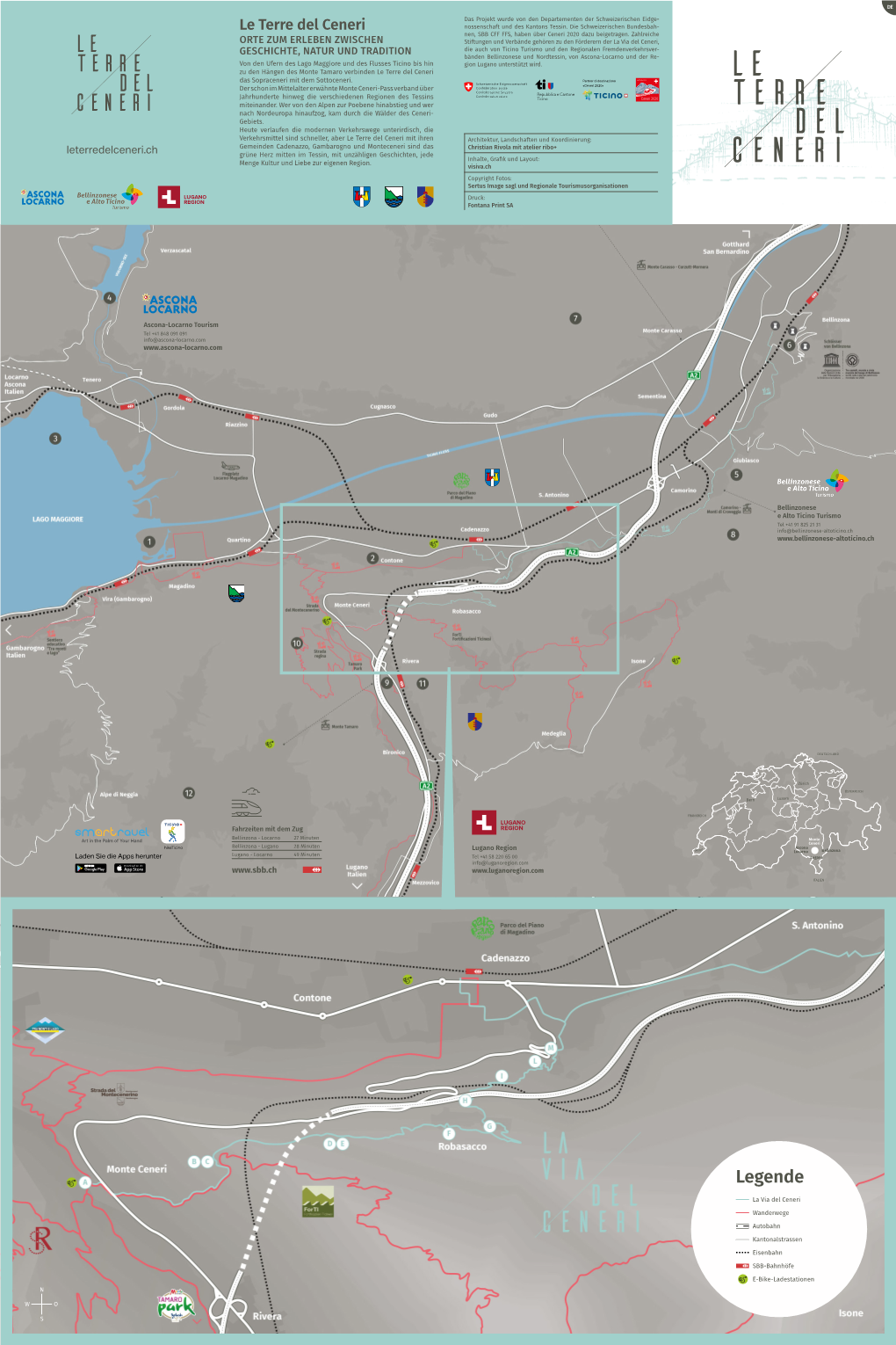 Le Terre Del Ceneri Nossenschaft Und Des Kantons Tessin