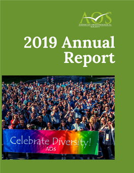 2019 AOS Annual Report