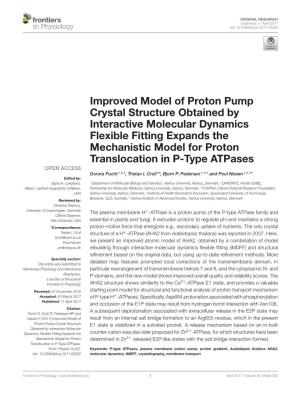 Improved Model of Proton Pump Crystal Structure Obtained By