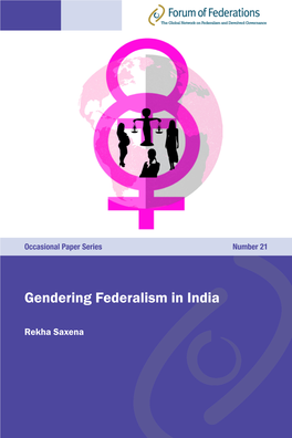 Gendering Federalism in India